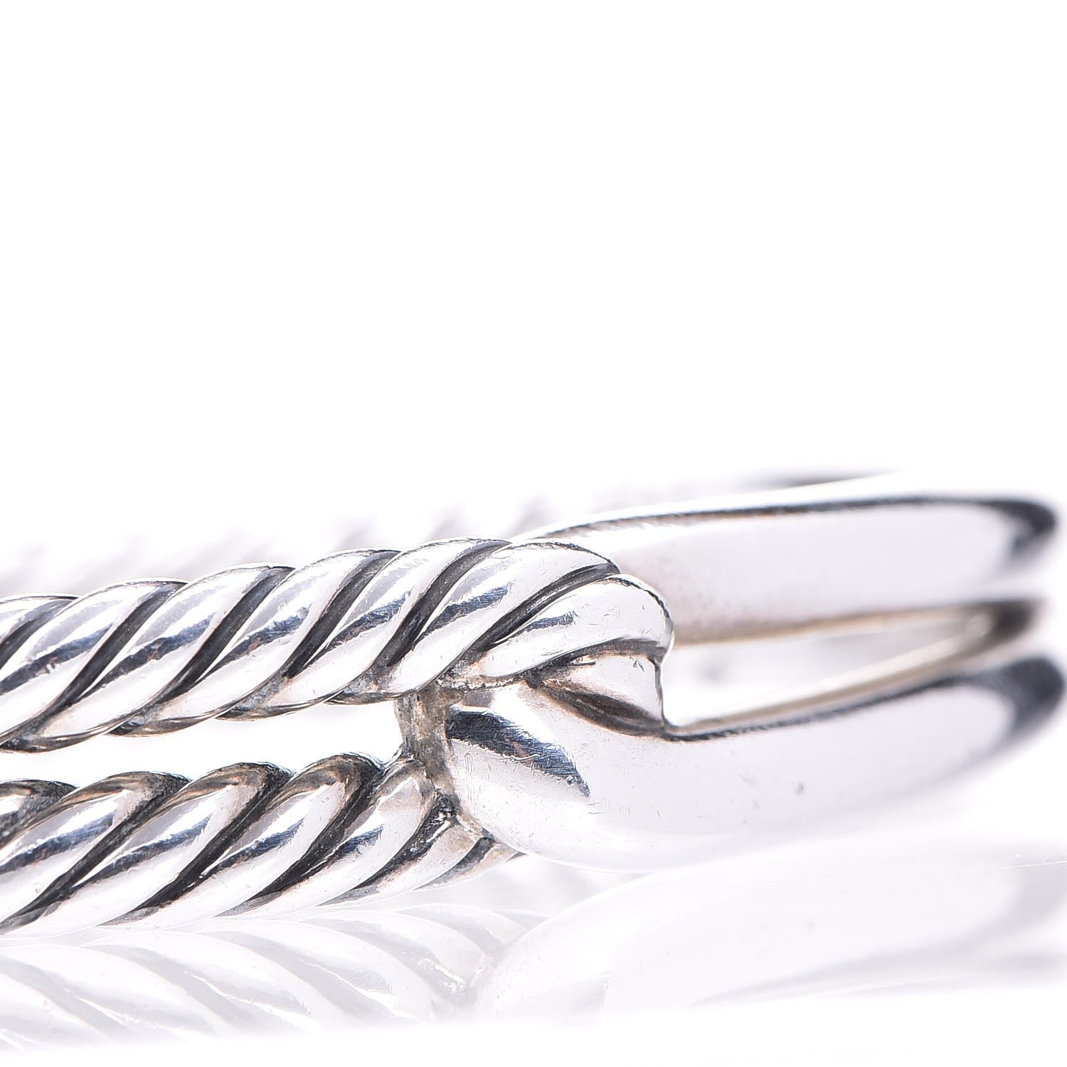 David Yurman Sterling Silver 10mm Single Loop Labyrinth Bracelet 5 of 5