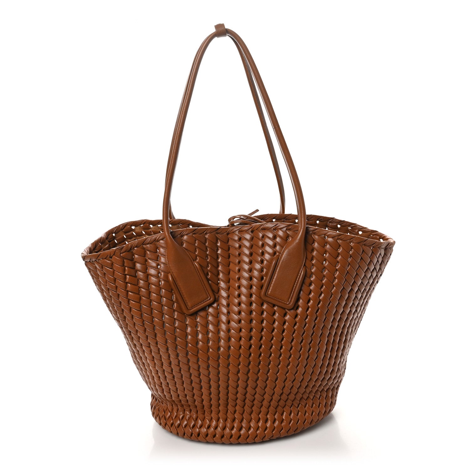 Bottega Veneta Nappa Intrecciato Rete Tote Wood 1 of 11