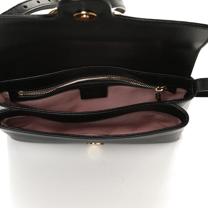 Gucci Vitello Palmellato Lux Small Arli Flap Shoulder Bag Black 5 of 13