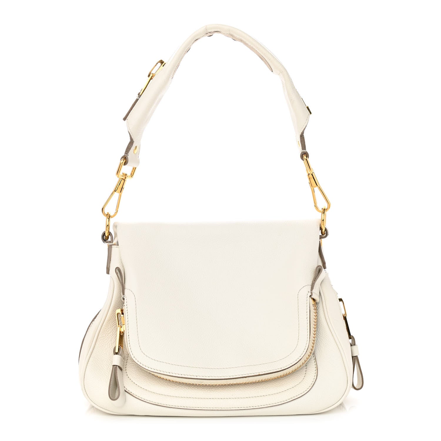 Tom Ford Pebbled Calfskin Medium Jennifer Chalk 2 of 17