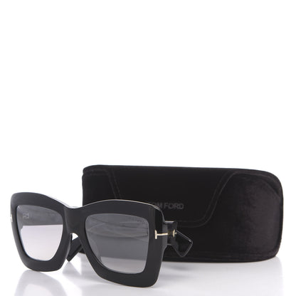 Tom Ford Hutton-02 TF664 Square Sunglasses Black 8 of 8