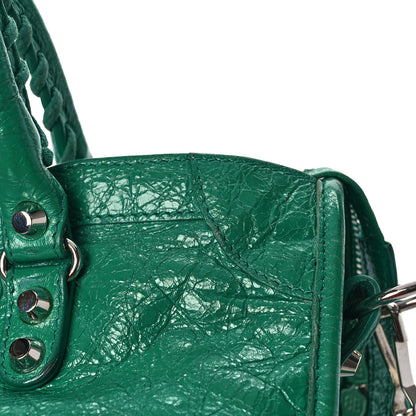 Balenciaga Agneau Classic Silver Hardware S City Magic Green 17 of 19