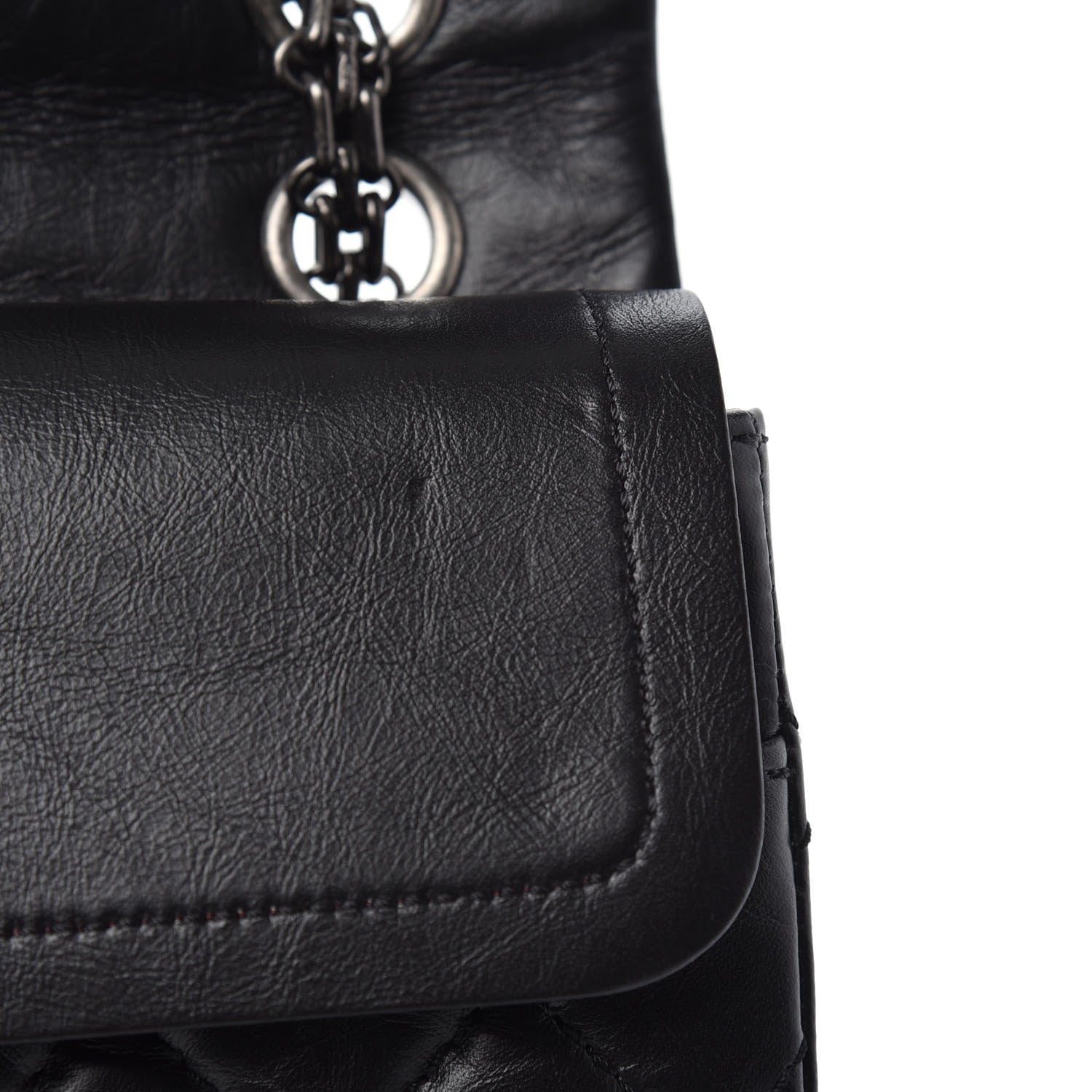 Chanel Aged Calfskin Quilted 2.55 Reissue 226 Flap Black 12 of 13