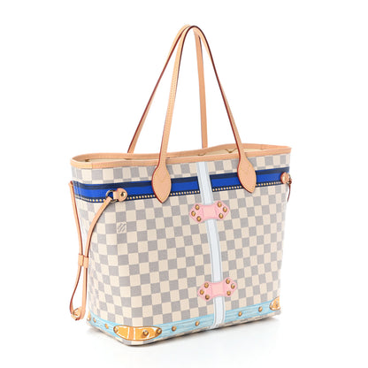 Louis Vuitton Damier Azur Summer Trunks Forte Dei Marmi Neo Neverfull MM 3 of 9