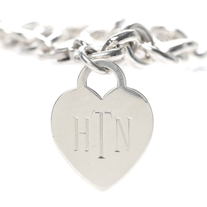 Tiffany Sterling Silver Heart Tag Charm Bracelet 5 of 5
