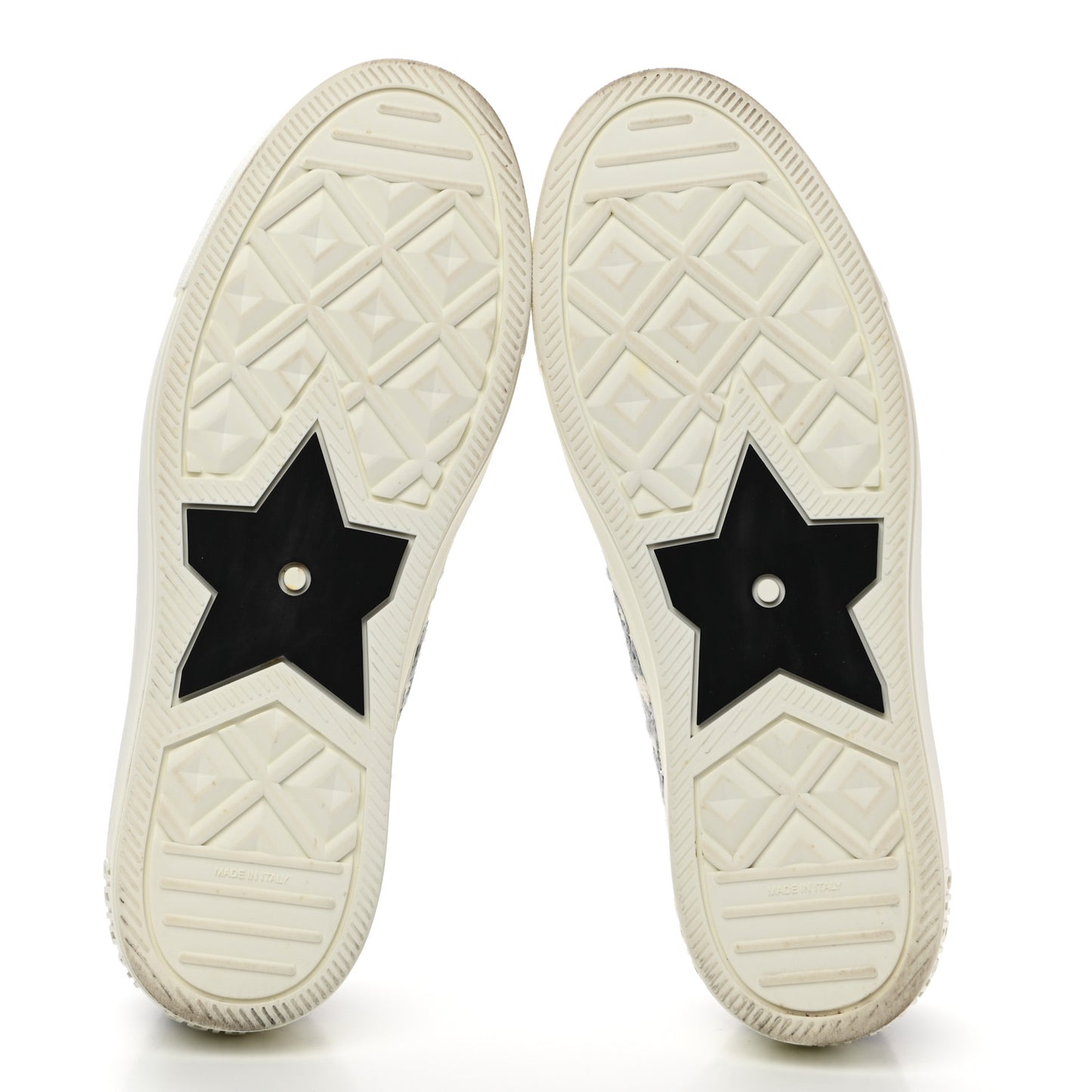 Canvas Oblique Walk'N'Dior Low Top Sneakers 39 Grey Stone