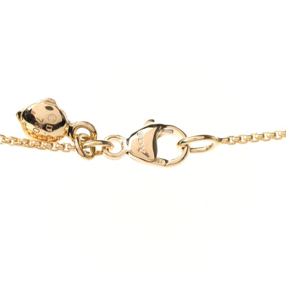 David Yurman 18K Yellow Gold Diamond 16mm Stax Pendant Necklace 5 of 7