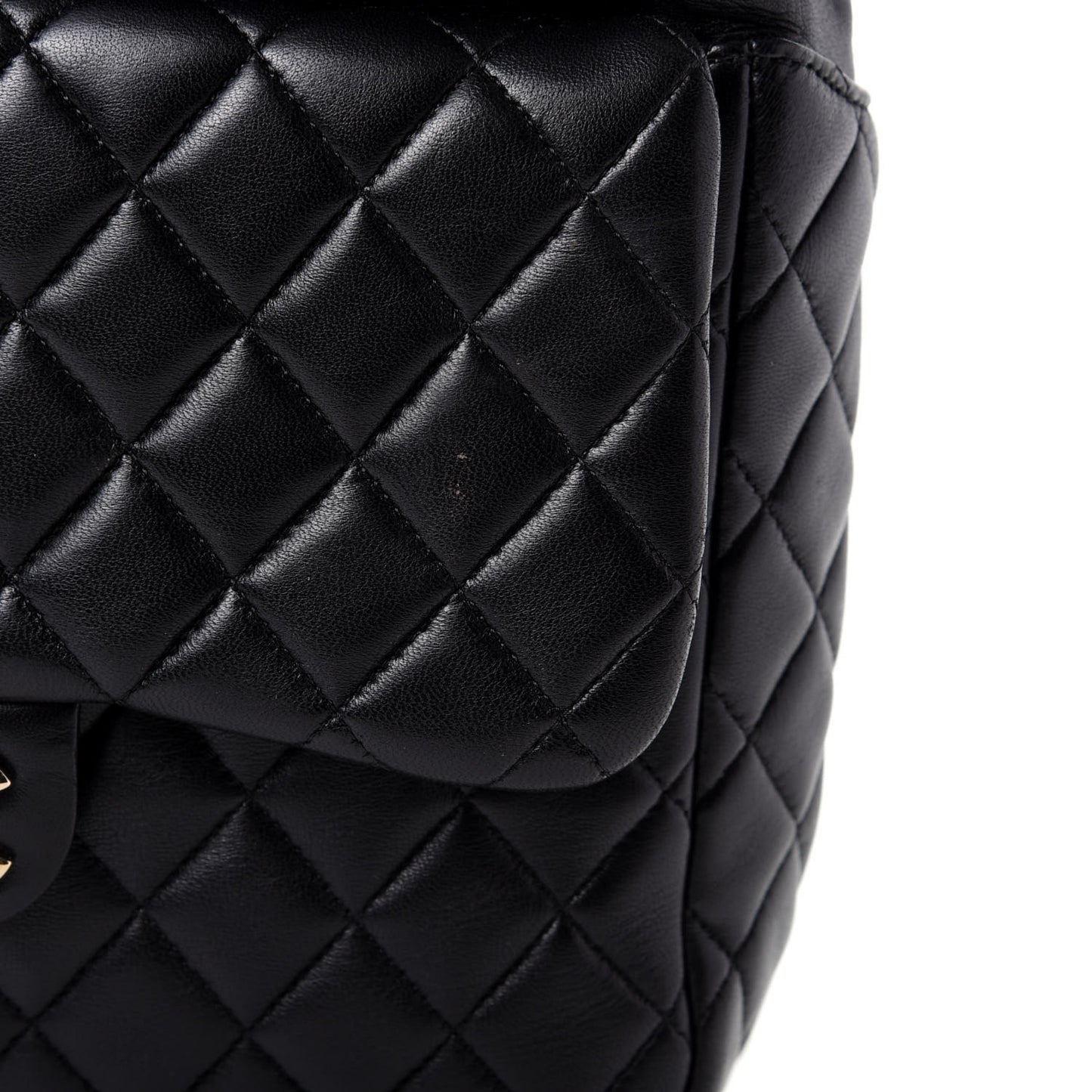 Lambskin Quilted Large In Seoul Backpack Navy