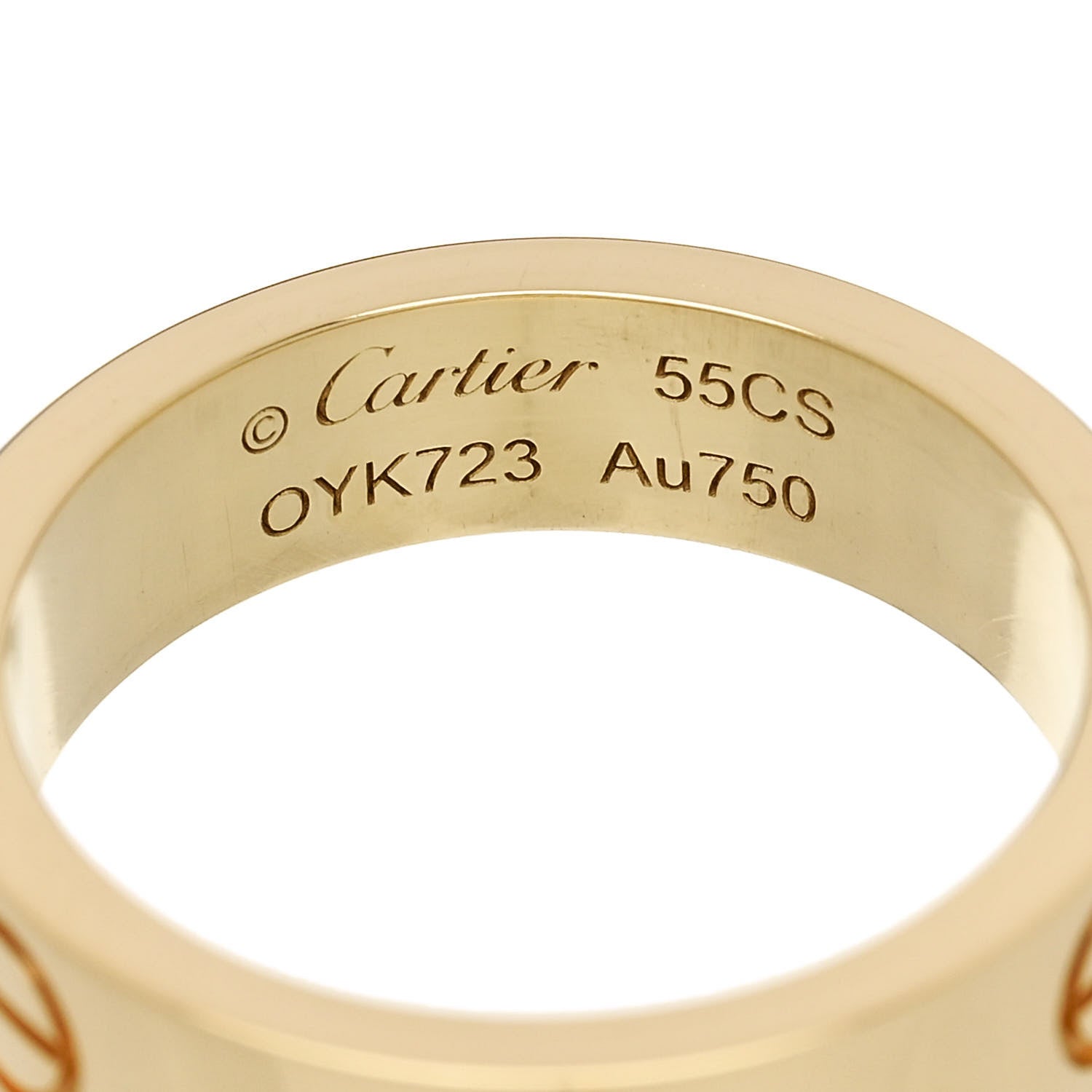 Cartier 18K Yellow Gold 5.5mm LOVE Ring 55 7.25 1577986 – FASHIONPHILE