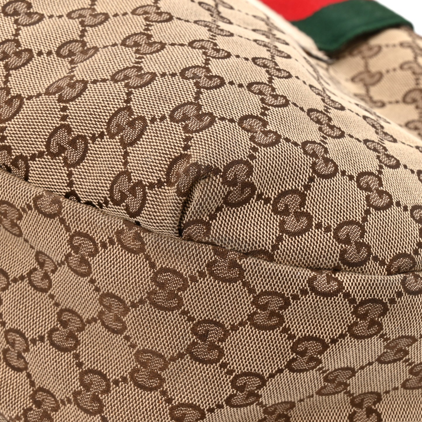 Monogram Large New Ladies Web Hobo Off White