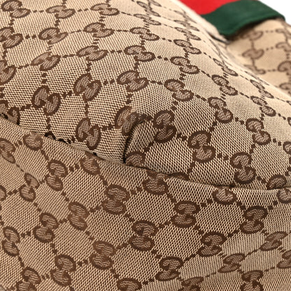 Gucci Monogram Large New Ladies Web Hobo Off White 11 of 15