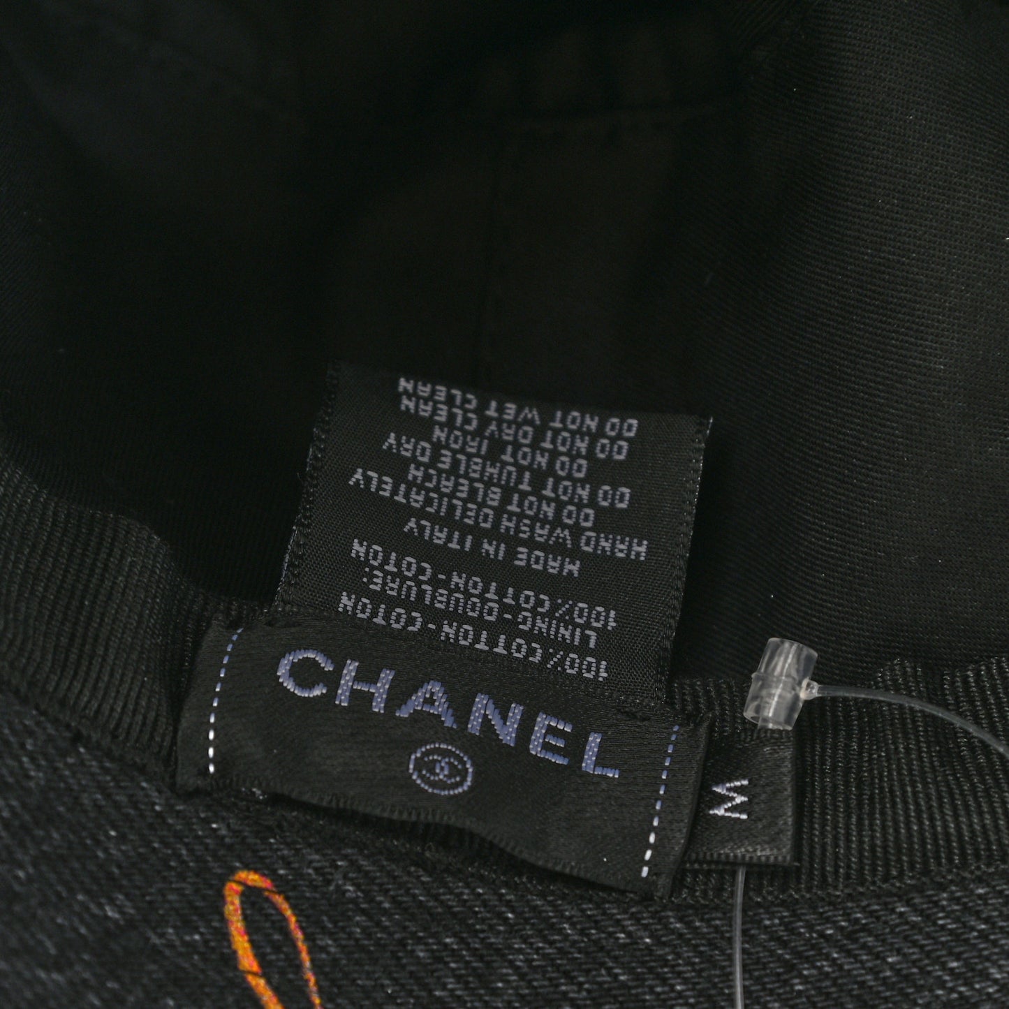 Denim Mood Cloche Bucket Hat M Black