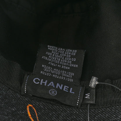 Chanel Denim Mood Cloche Bucket Hat M Black 7 of 7