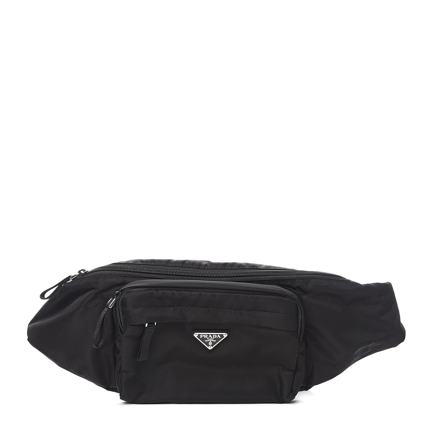 Prada Tessuto Nylon Belt Bag Black 1 of 9