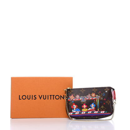 Louis Vuitton Monogram 2020 Christmas Animation Bumper Cars Mini Pochette Accessories Coquelicot 11 of 11