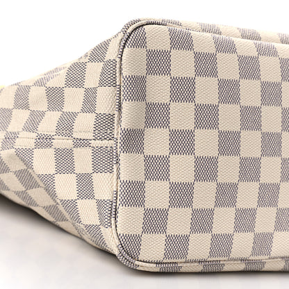 Louis Vuitton Damier Azur Neo Neverfull MM Rose Ballerine 8 of 9
