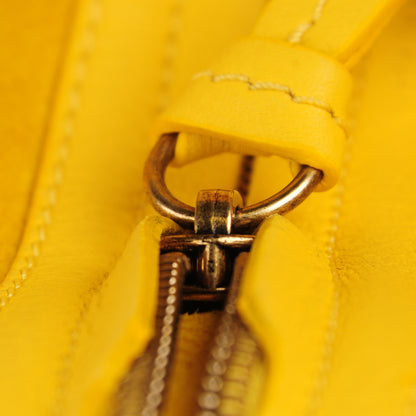 Celine Supple Calfskin Large Phantom Luggage Sun Yellow 9 of 10