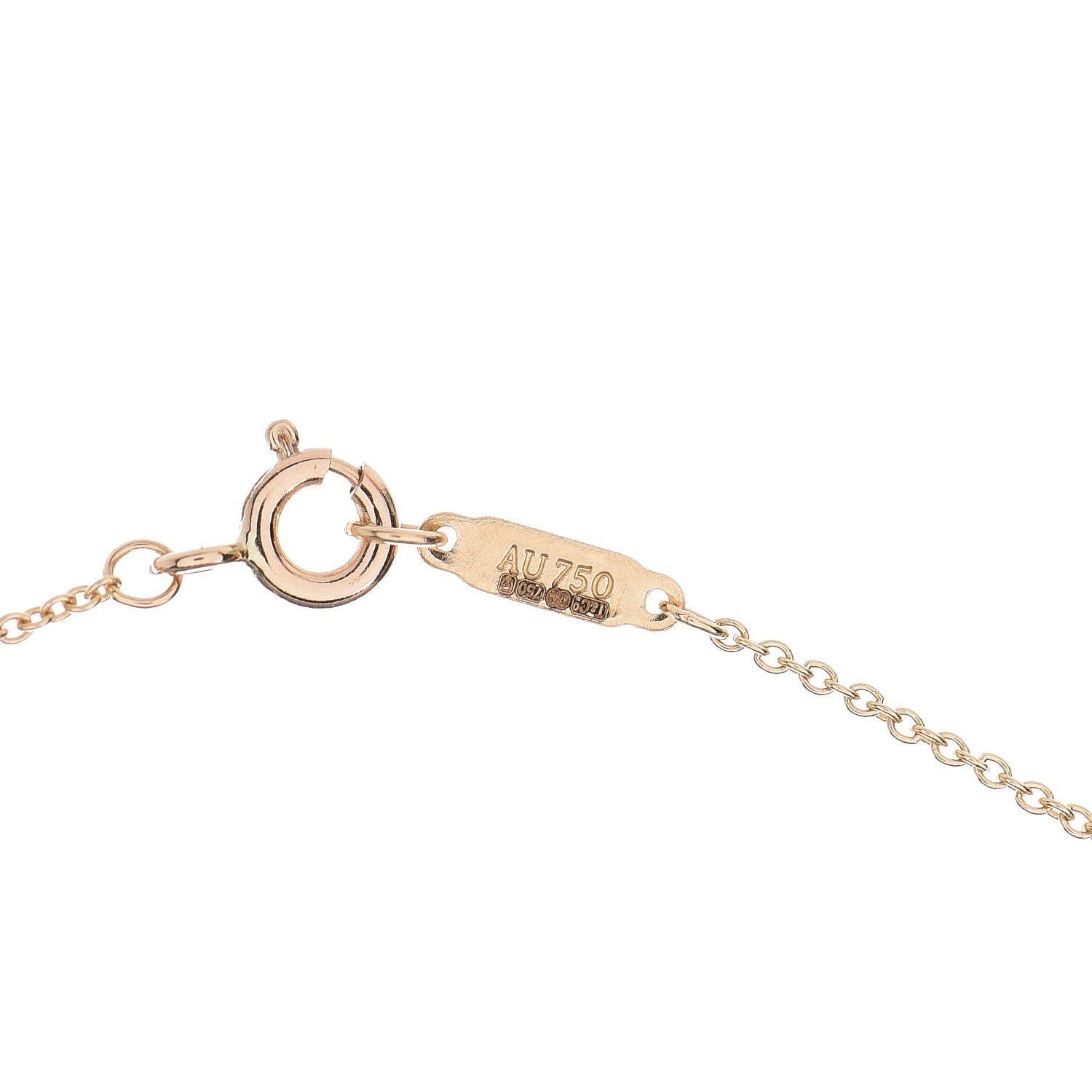 Tiffany 18K Yellow Gold Enchant Heart Pendant Necklace 6 of 7