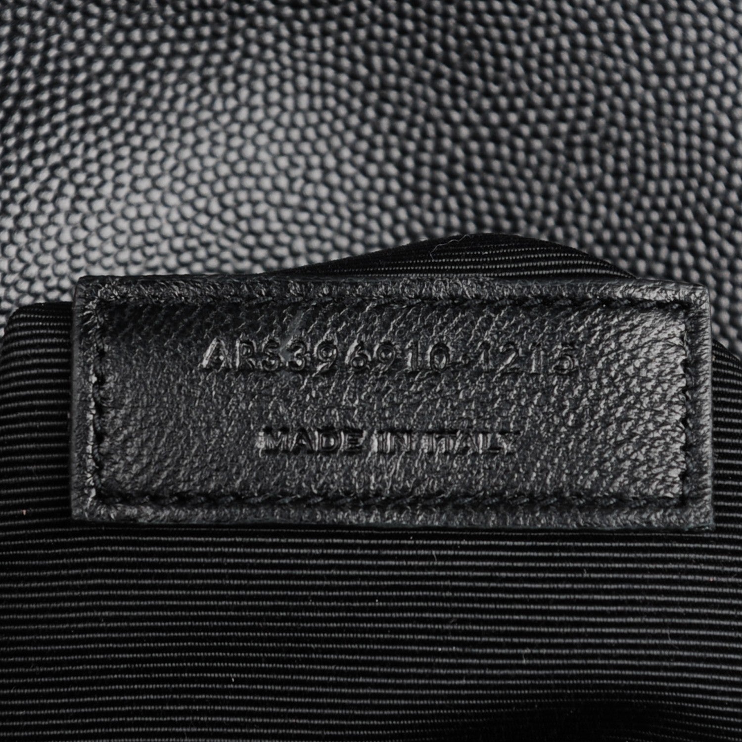 Saint Laurent Grain De Poudre Matelasse Chevron Large Monogram Satchel Black 8 of 8