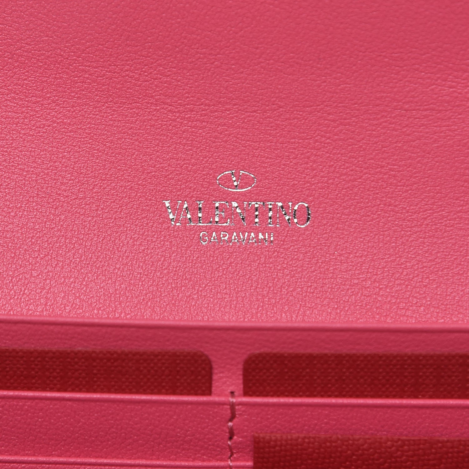Valentino Garavani Vitello Colorblock Free Rockstud Wristlet Travel Wallet Shadow Pink Optic White 6 of 12