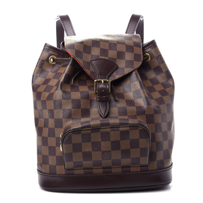 Louis Vuitton Damier Ebene Montsouris MM Backpack 1 of 9