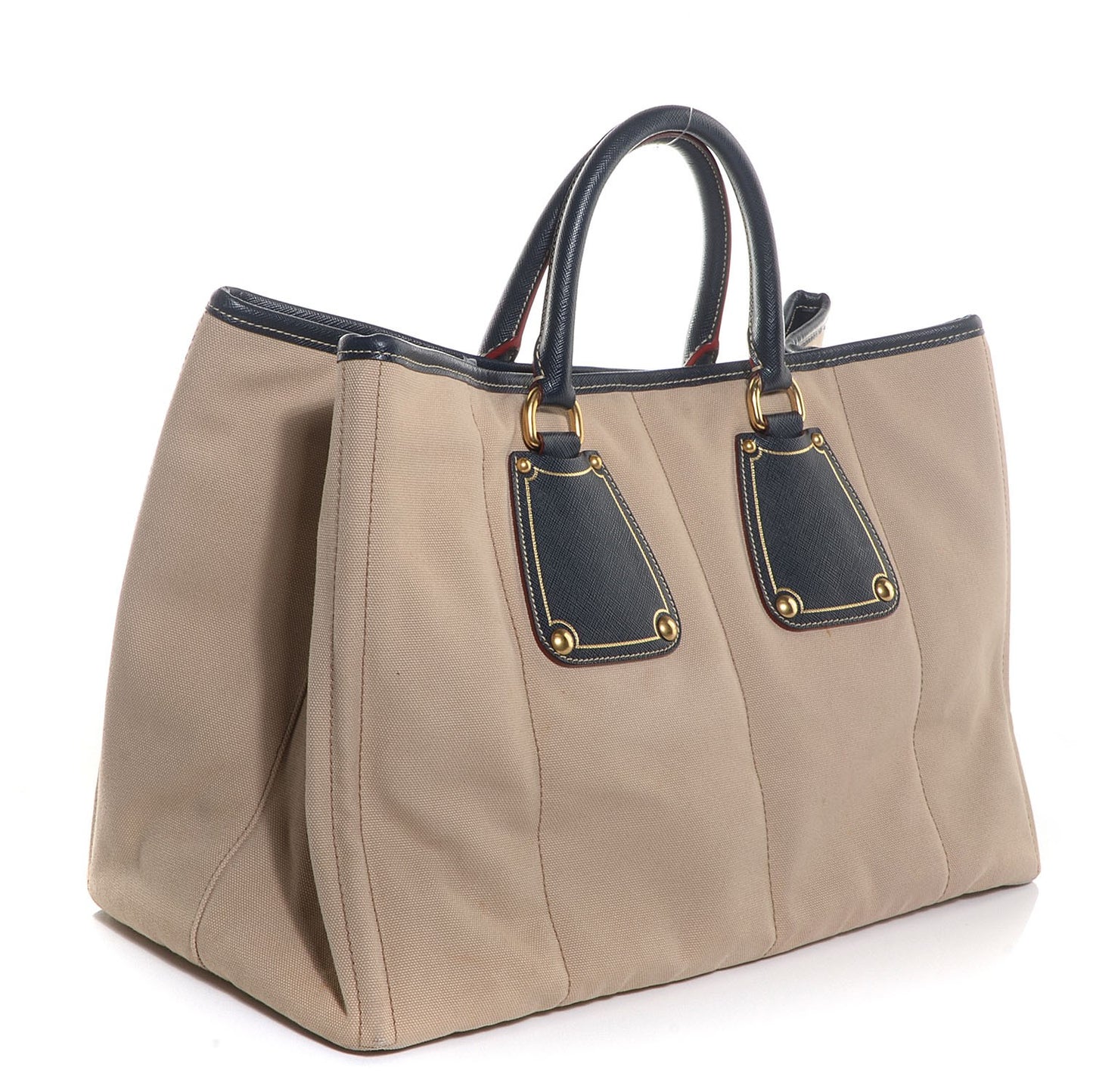Canapa Saffiano Tote Corda Blue