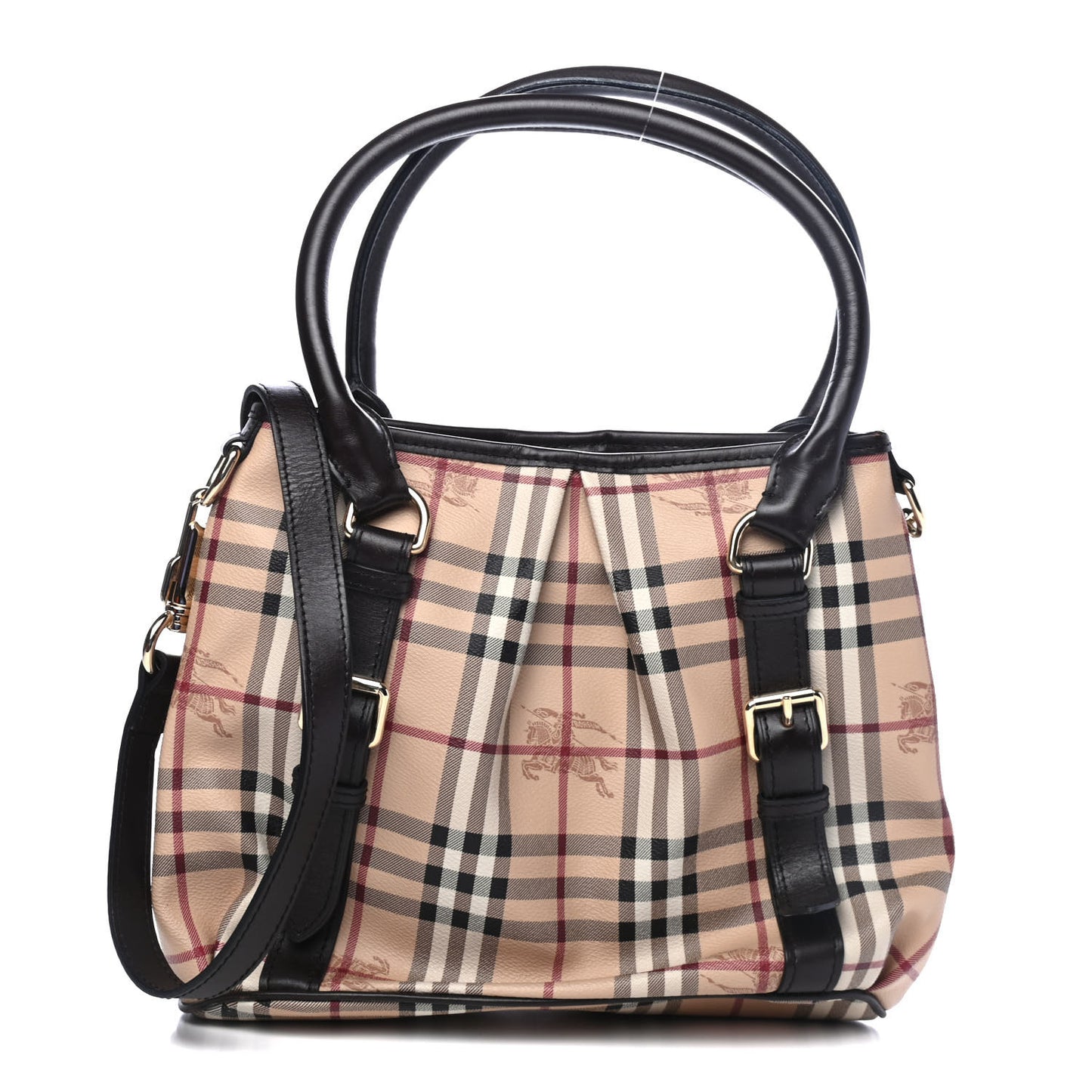 Haymarket Check Small Northfield Tote Chocolate