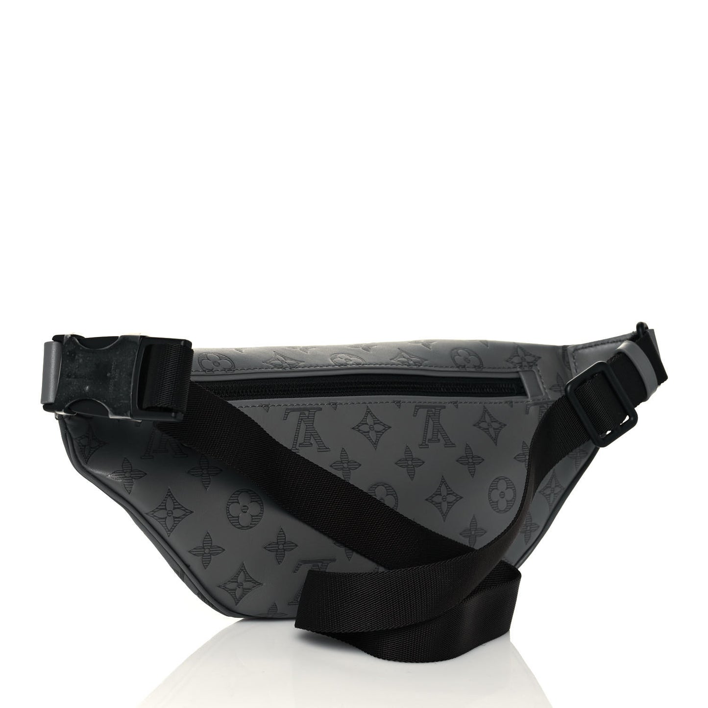 Calfskin Monogram Shadow Discovery Bumbag PM Gray