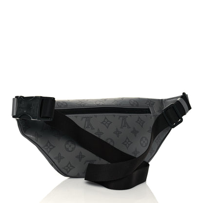 Louis Vuitton Calfskin Monogram Shadow Discovery Bumbag PM Gray 5 of 11