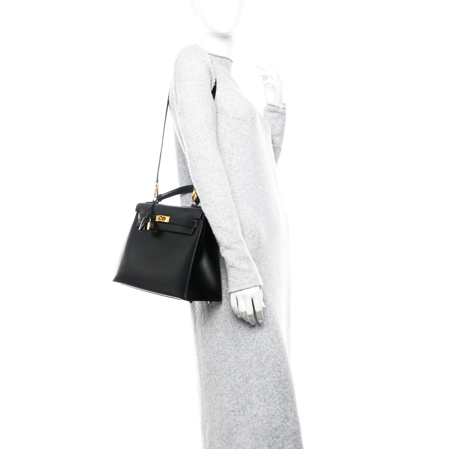 Hermes Box Kelly Sellier 32 Black 2 of 17