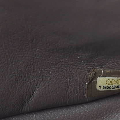 Chanel Patent Quilted Maxi Double Flap Grey 7 of 13