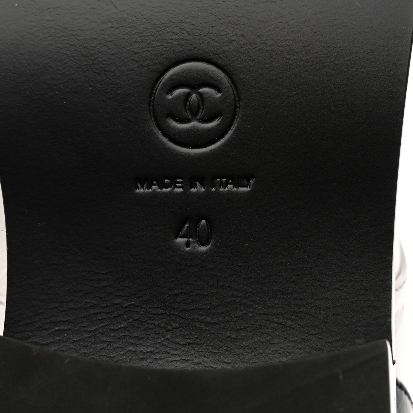 Distressed Patent Cap Toe Combat Boots 40 White Black