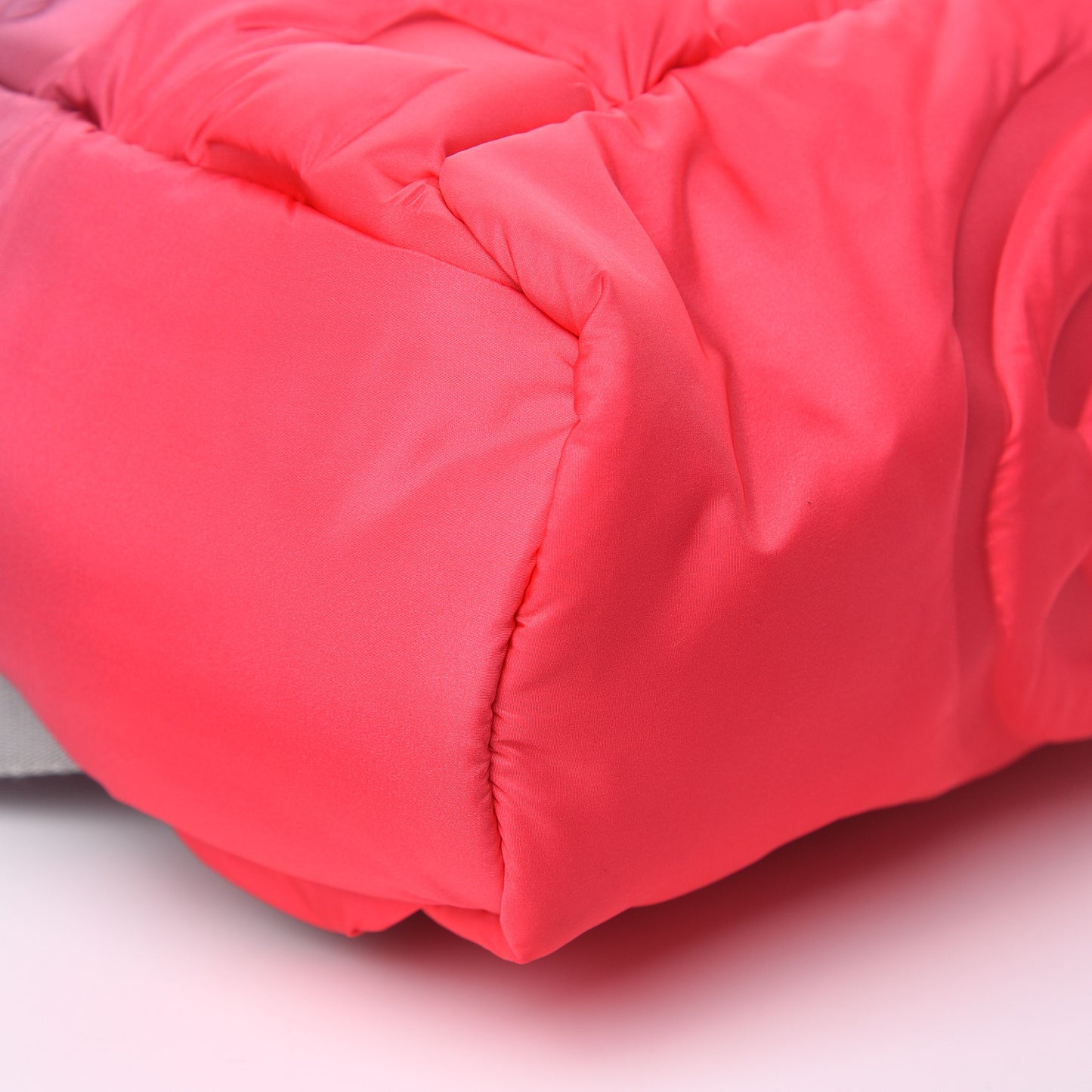 Nylon Embossed Small Doudoune Backpack Pink Blue White