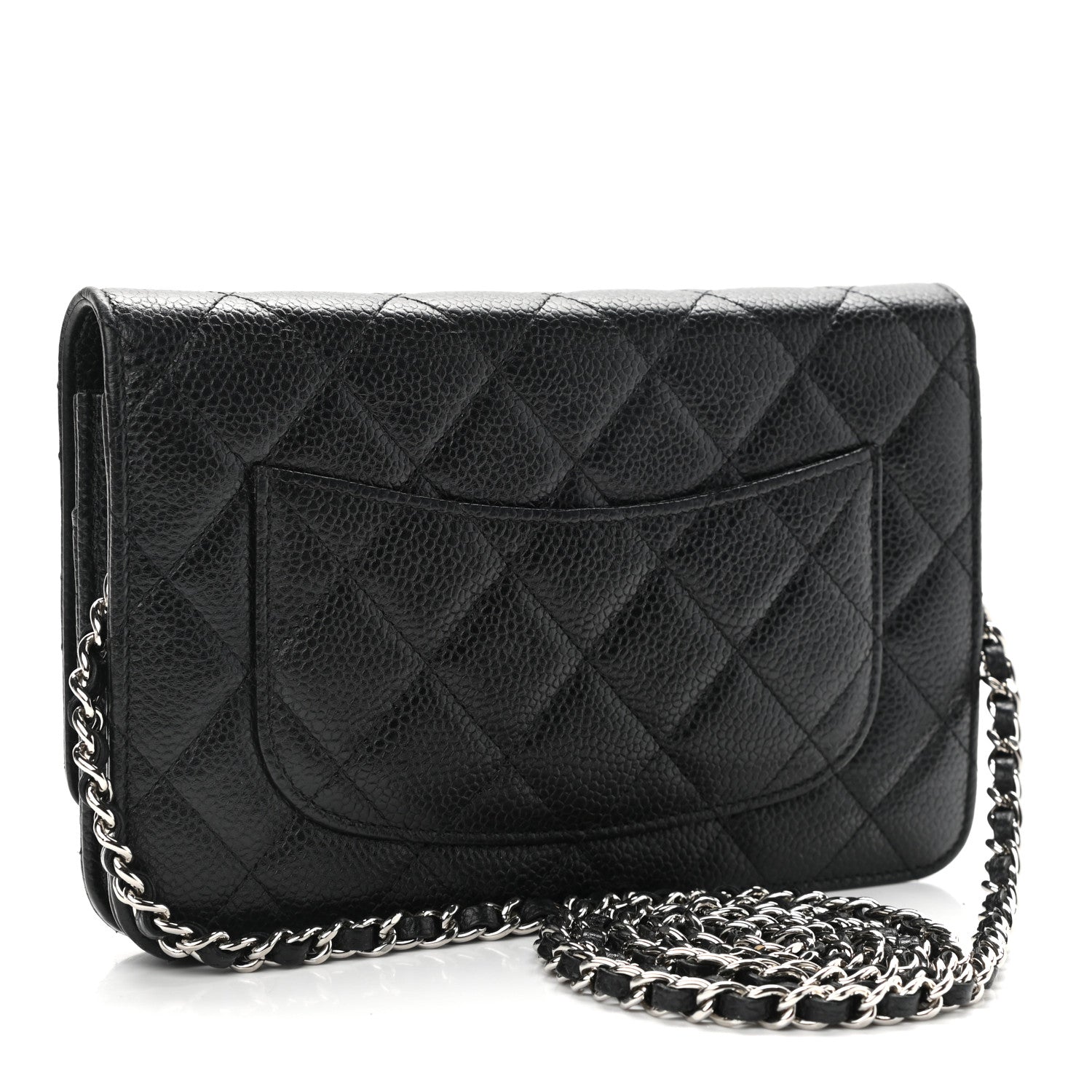 Chanel Caviar Quilted Wallet On Chain WOC Black 3 of 13