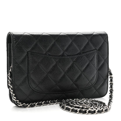 Chanel Caviar Quilted Wallet On Chain WOC Black 3 of 13