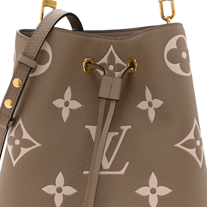 Louis Vuitton Empreinte Monogram Giant Neonoe MM Tourterelle Creme 8 of 10