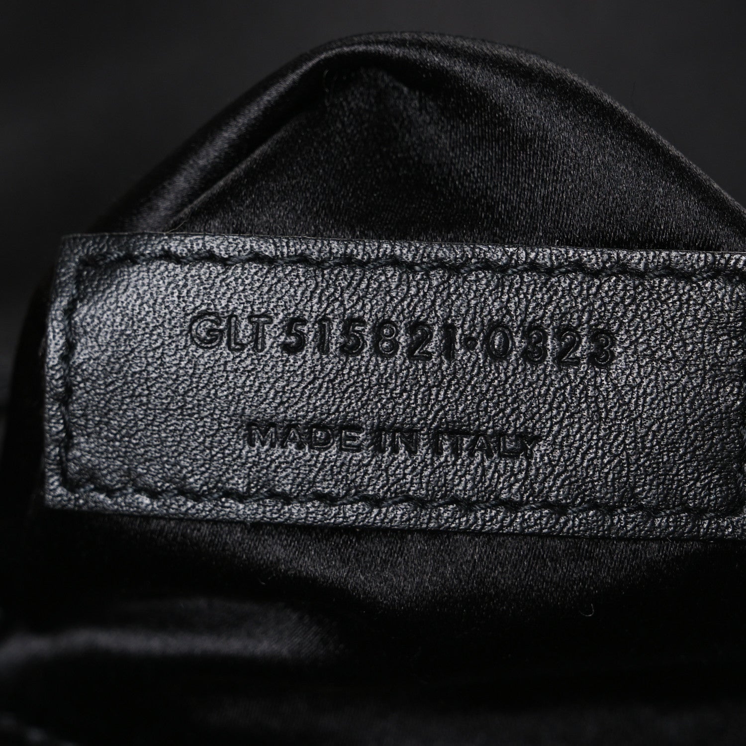 Saint Laurent Viscose Silk Monogram Medium Jamie Black 7 of 10