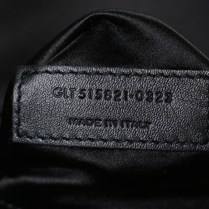 Saint Laurent Viscose Silk Monogram Medium Jamie Black 7 of 10