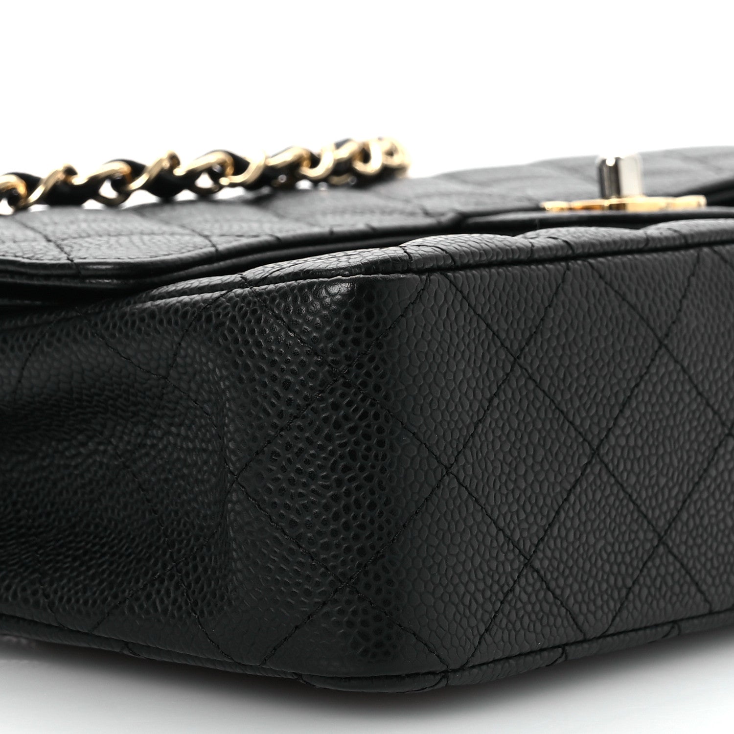 Chanel Caviar Quilted Medium Double Flap Black 10 of 16