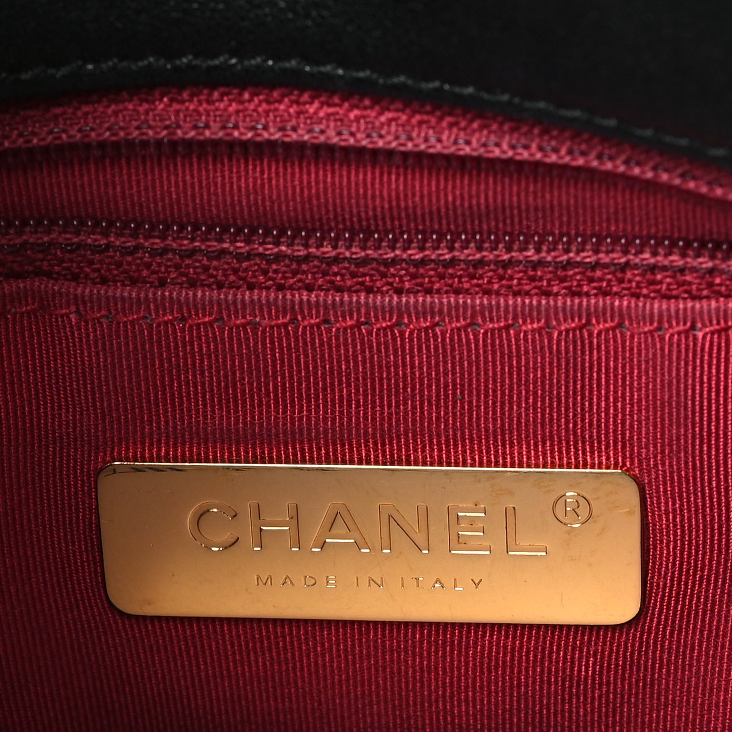 Goatskin Quilted Large Chanel 19 Flap Black