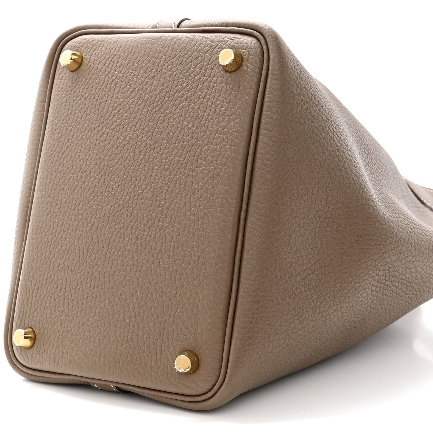 Hermes Taurillon Clemence Picotin Lock 18 PM Etoupe 10 of 11