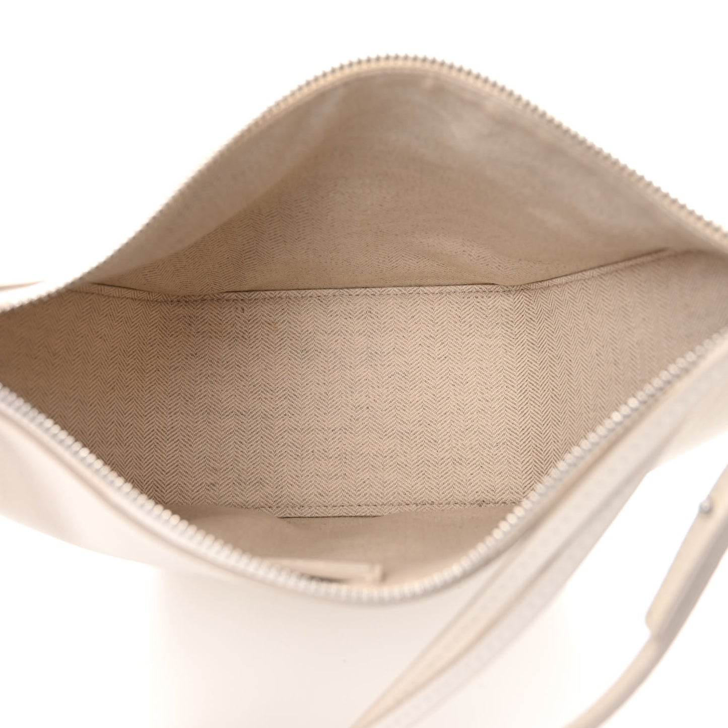 Calfskin Mini Hammock Hobo Soft White