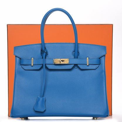 Hermes Epsom Birkin 30 Bleu Zanzibar 7 of 7