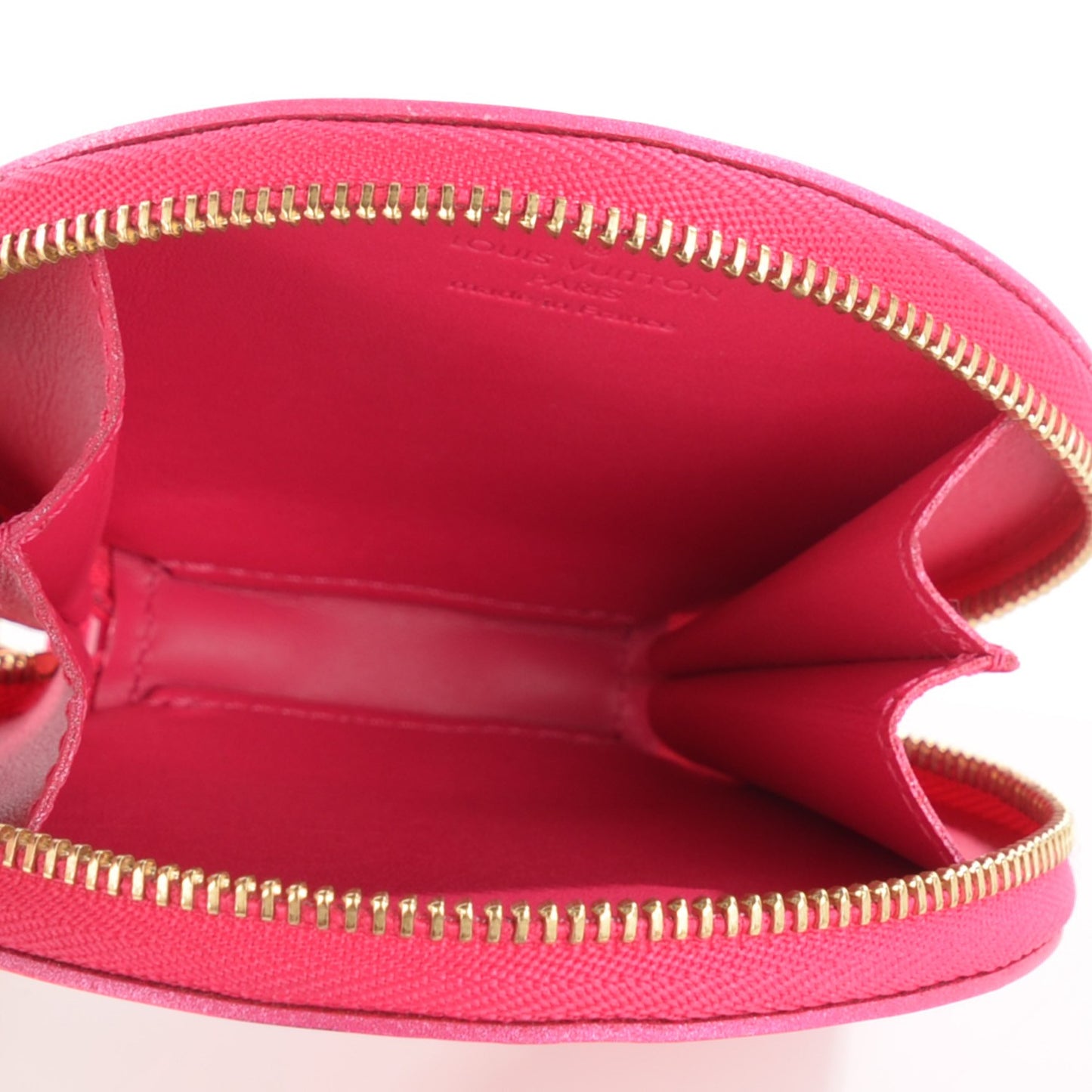Vernis Roses Chapeau Coin Purse Rose Pop