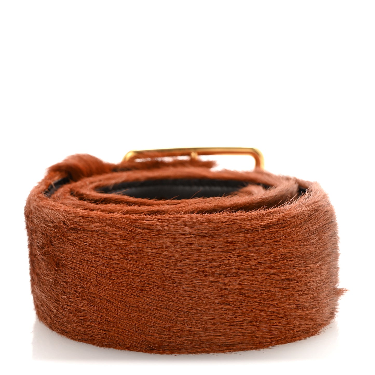 Cavallino Calf Hair Belt 75 30 Cognac