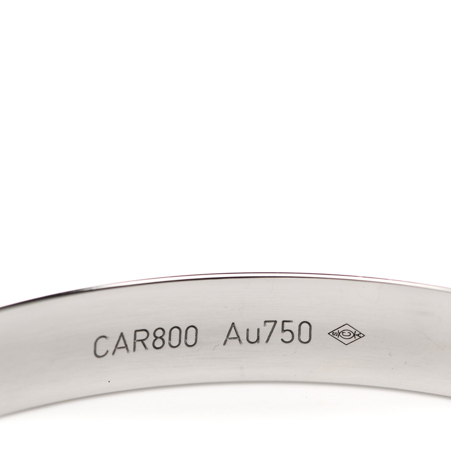 18K White Gold LOVE Bracelet 18