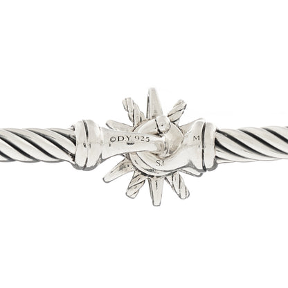 David Yurman Sterling Silver Diamond Starburst Bracelet 3 of 3