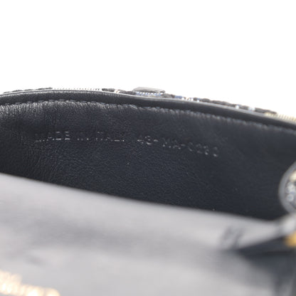 Christian Dior Oblique Nano Saddle Chain Pouch Blue 7 of 14