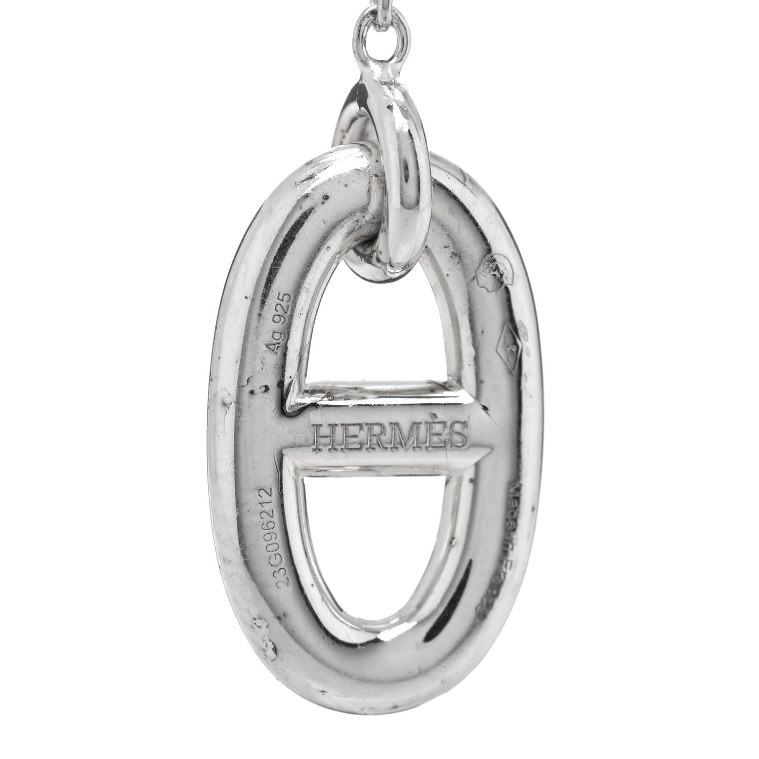 Hermes Sterling Silver Farandole Drop Earrings 4 of 5