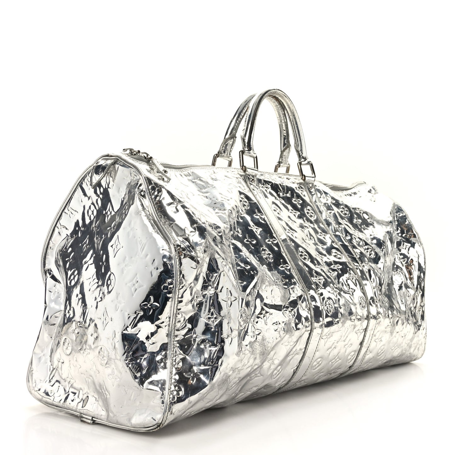 Monogram Miroir Keepall 55 Silver